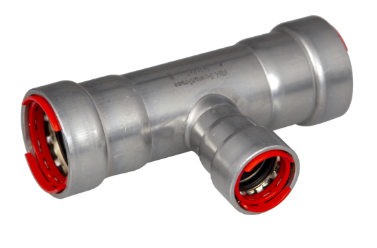 Picture of Pegler PowerPress Reduced Branch Tee 2x1x2